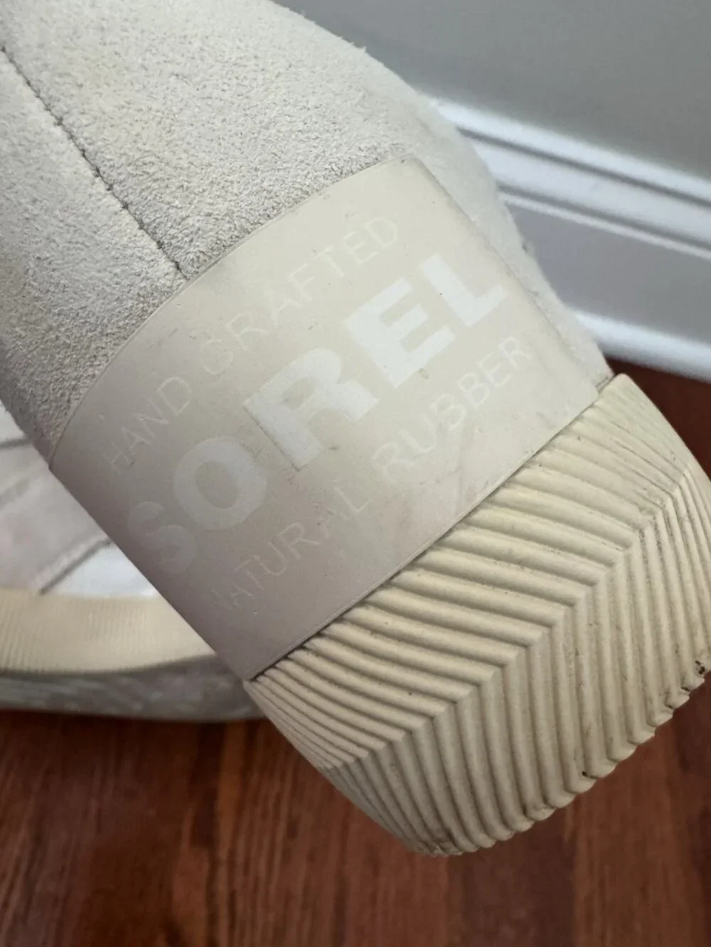 Sorel Women's Out N About Sport Wedge Bootie White/Sea Salt Size 8